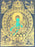 GREEN TARA in a Golden Field surrounded by 21 Taras and Bodhisattvas
